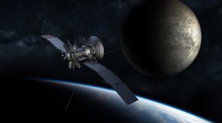 Satelite earth moon